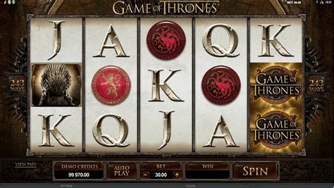 game of thrones slot